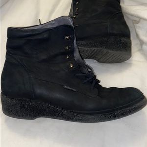Mephisto Petula Black Leather Boots
